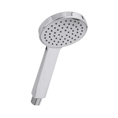Image of nuie HS001 Modern Bathroom Shower Accessory Single Function Water Saving Handset, 243mm x 100mm 23mm, Chrome