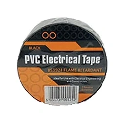 Image of PVC Insulation Tape 19mm x 33m Roll Black IT1933BK