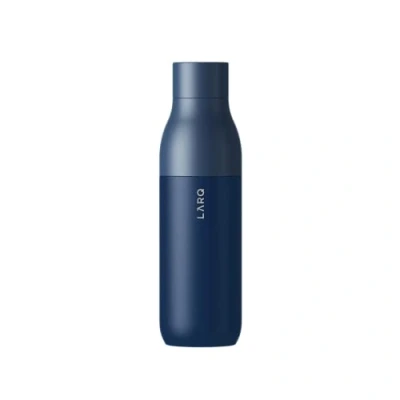 Image of LARQ Bottle PureVis 740 ml Self Cleaning and Insulated Stainless Steel Water with UV Purifier Award Winning Design Reusable &amp; Travel Friendly 2 Years Warranty, Monaco Blue