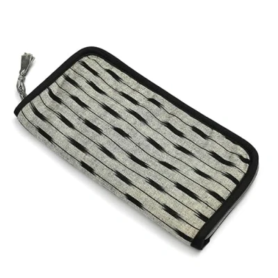 Image of Lantern Moon Knitting Accessories Case Cotton Zipped Tool Bag Storage for Equipment, Crochet Hooks, Cables, Notions 19 x 10.5 3cm