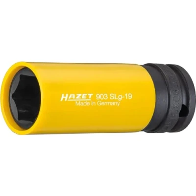 Image of HAZET 903SLG 19 85 mm 6 Point Hexagon Traction Profile Impact Socket Phosphatised/Oiled