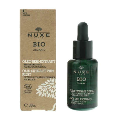 Image of Nuxe Bio Organic Rice Oil Extract Ultimate Night Recovery 30ml Black