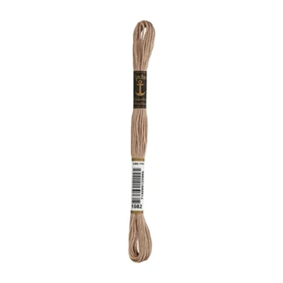Image of Anchor Six Strand Embroidery Floss 8.75 Yards Taupe Medium Light 12 per Box