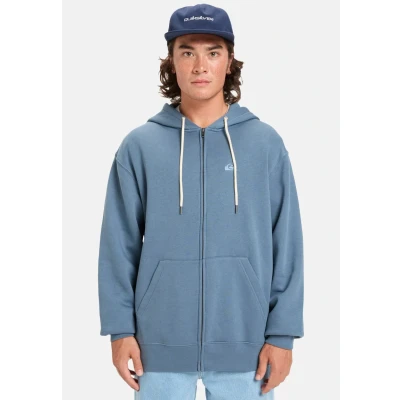 Image of Quiksilver Fleece sweater SALT WATER ZIP HOODIE Men&#039;s Blue L