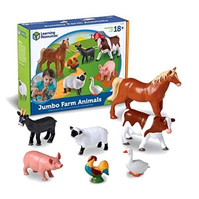 Image of Learning Resources Jumbo Farm Animals
