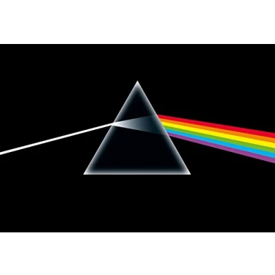 Image of Pink Floyd Dark Side of The Moon 40 x 50cm Canvas Prints, Polyester, Multi Colour, 40x50x3.2 cm