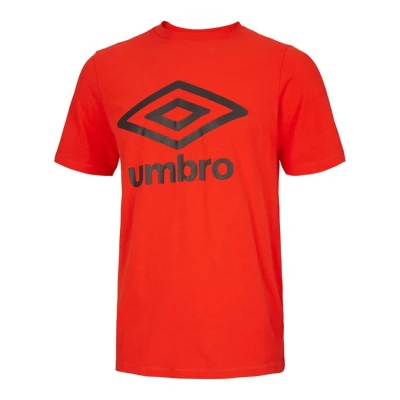 Image of UMBRO Large Logo T Shirt Men, red/black, 52 54