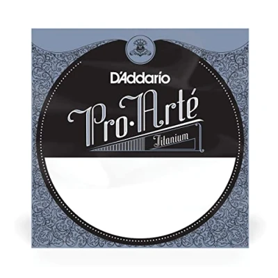 Image of D&#039;Addario T2 Titanium Treble Hard Tension Single Third String for Classical Guitar
