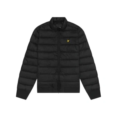 Image of Lyle &amp; Scott Funnel NECK Wadded Jacket Winter jacket, Men&#039;s, Size: Large, Jet black