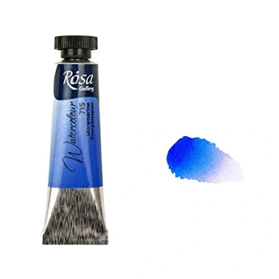 Image of Professional Watercolour Paint, 10ml Tubes, Gallery, Artist Quality (Ultramarine)