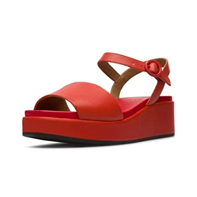 Image of Camper Misia K200564 Women&#039;s Sandal, Red 030, 5 UK