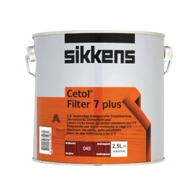 Image of Sikkens SIKCF7PM 2.5L Cetol Filter 7 Plus Translucent Woodstain in Mahogany