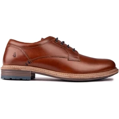 Image of Hush Puppies Mens Julian Shoes Tan Size UK 6