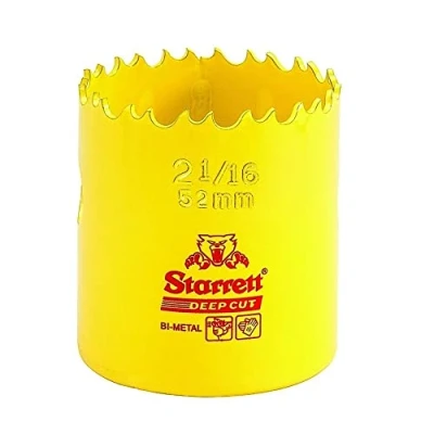 Image of Starrett DCH0216 Bi Metal Deep Cut Hole Saw, 52mm