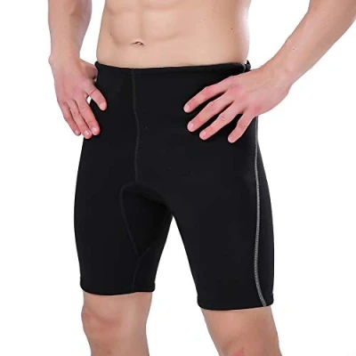 Image of DEWIN Men&#039;s Swim Jammers Compression, Wetsuit Shorts Diving Neoprene Shorts, 2mm Unisex Compression Quick Dry Snorkeling Equipment Pants (M)