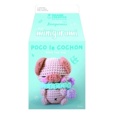 Image of Amigurumi Crochet Kit Poco the Pig
