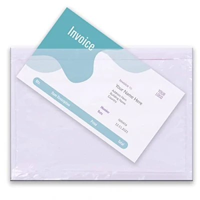 Image of Triplast 1000 x A5 Plain Document Enclosed Wallet (225 165 mm) Peel &amp; Seal Clear Plastic Envelopes/Sleeves/Pockets/Wallets Attach Invoices, Packing Lists Delivery Notes to Parcels