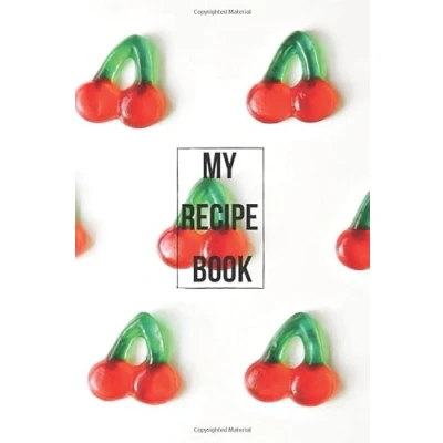 Image of Recipes A5 sized: 6 x 9 Inch blank &amp; empty journal to write in and collect all your favorite recipes, create own personalized custom cookbook, family keepsake recipes!