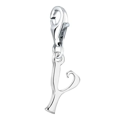 Image of Nenalina Charm Letter F Pendant, for All Brands of Bracelets and Necklaces, Made 925 Sterling Silver, 713235 000