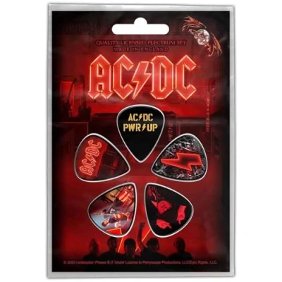 Image of ACDC Pwr Up 5 Plectrum Pack (rz)