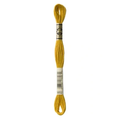 Image of DMC 117 3852 Mouline Stranded Cotton Six Strand Embroidery Floss Thread, Very Dark Straw, 8.7 Yard