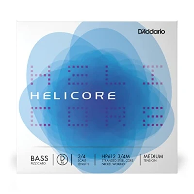 Image of D&#039;Addario Helicore 3/4 Scale Medium Tension Pizzicato Bass Single D String