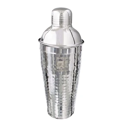 Image of Buckingham Professional Stainless Steel Cocktail Set 750 ml, Hammered Effect