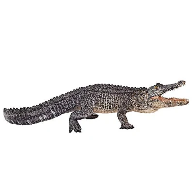 Image of MOJO Alligator Moving Jaw Feature Hand Painted Toy Figure Wildlife Collection True to Life &amp; Highly Detailed Designed in UK
