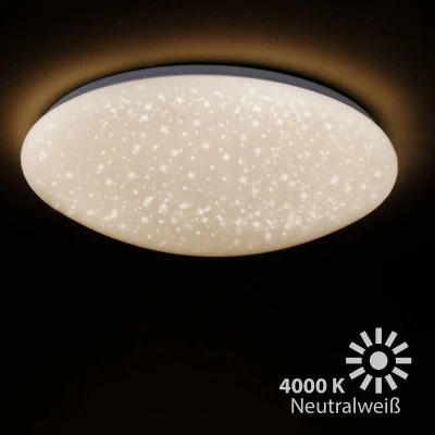Image of Briloner LED ceiling lamp Viper, starry sky effect, 49 cm