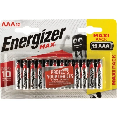 Image of Energizer E92 AAA Max Batteries Pack of 12 103700