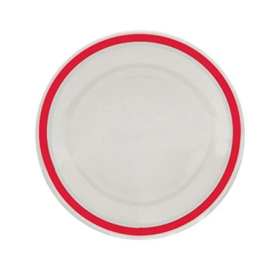 Image of NRS Healthcare Red small Rimmed Plate