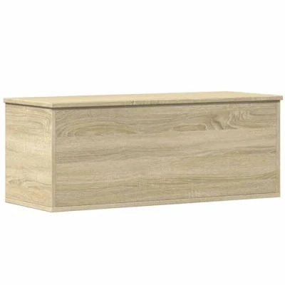 Image of vidaXL Storage Box Sonoma Oak 90x35x35 cm Engineered Wood