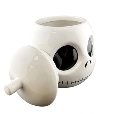 Image of The Nightmare Before Christmas GP85347 Biscuit Jar 23.5 x 24.5 cm (Jack Skellington), Ceramic, Multicoloured