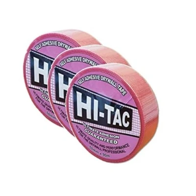 Image of Hi Tac Self Adhesive Drywall Scrim Tape 48mm x 90M Plasterers Mesh (3)