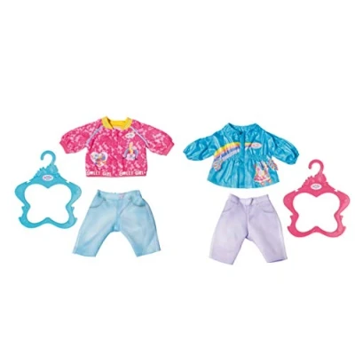 Image of BABY born 828212 Casuals 43 cm for Toddlers 3 Years &amp; Up Easy Small Hands Includes Jacket, Jeggings, Leggings Hangers, (Assorted Model)