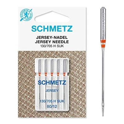 Image of Sewing Machine Needles Schmetz Jersey (Ball Point), Size: 80/12, Single Packet
