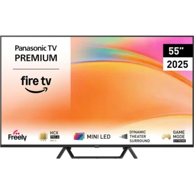 Image of 55&quot; Panasonic TV 55W95BEB Smart 4K Ultra HD HDR Mini LED TV, Black