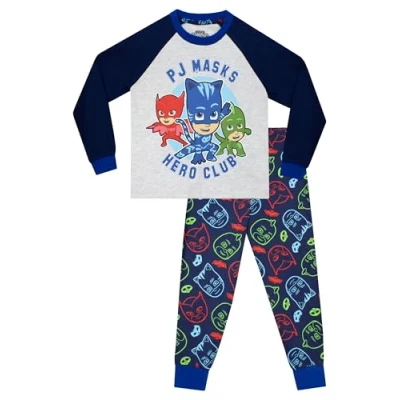 Image of PJ Masks Pyjamas Catboy Owlette And Gekko Boys Long Sleeve Boys’ Pyjama Sets Multicolour 7 8 Years