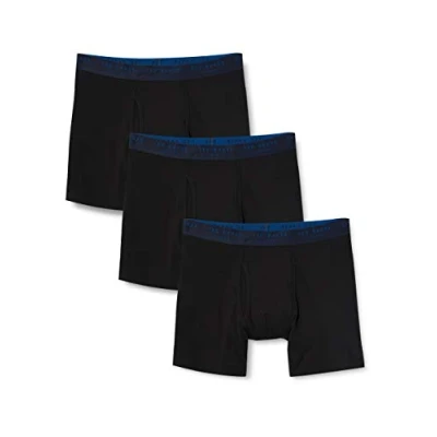 Image of Ted Baker Mens 3 Pack Boxer Briefs Black S