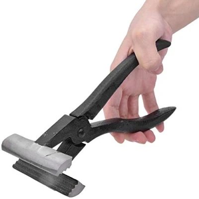 Image of Canvas Pliers, 8cm Black Cast Iron Straining Pliers Oil Painting Stretching Tool for Stretcher Bars Artist Framing
