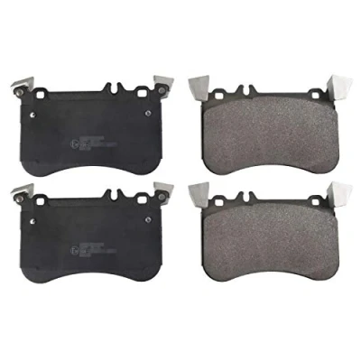 Image of 0004207800, 0074201220, 0084203220, A0004207800, A0074201220 Brake pad set FEBI BILSTEIN 16973 Front Axle prepared for wear indicator