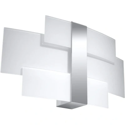 Image of Celia 2 Light Flush Wall Chrome, White, G9
