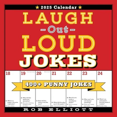 Image of Laugh Out Loud Jokes 2025 Wall Calendar: 400+ Punny