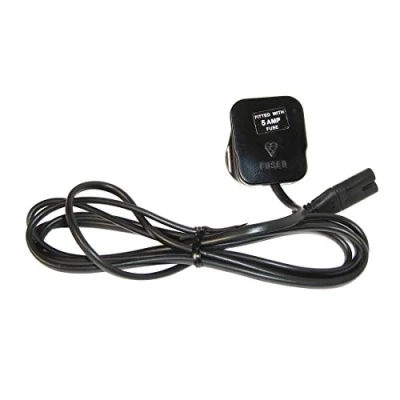 Image of Campagnolo CMEPS1145014 EPS UK Cable Power kit for Battery Charger, Black