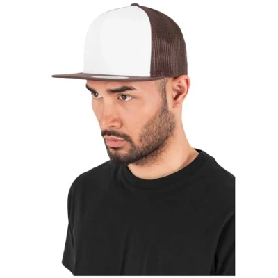 Image of Flexfit Cap, Size: One Size, Brn/wht/brn