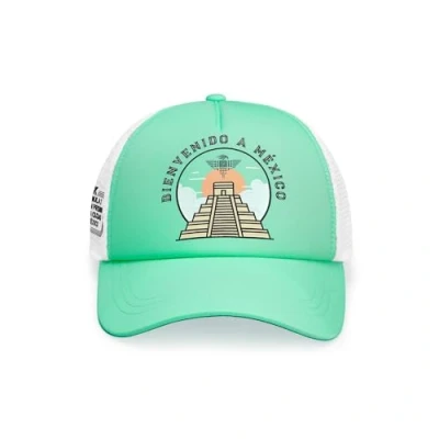Image of F1 Official Fanwear Special Edition Mexico Grand Prix Baseball Cap Hat Mint Green Merchandise