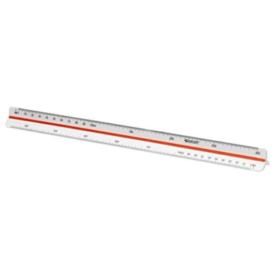 Image of Westcott E 10160 00 Reduction Scales Measurement Tool 2, White Plastic 30 cm