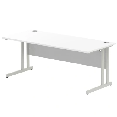 Image of Impulse Cantilever 1800 Rectangle Desk White I000308