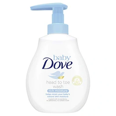 Image of Baby Dove Rich Moisture Head to Toe Wash, 200 ml (Pack of 1)