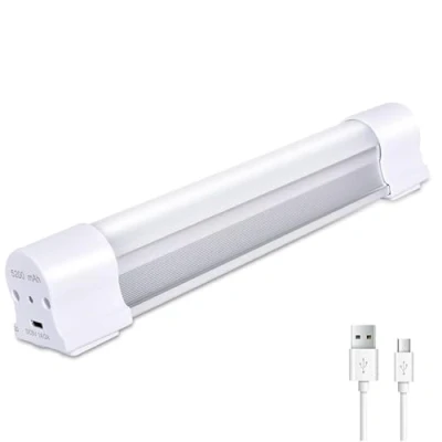 Image of LETOUR LED Tube Magnetic Work Light 60W 800Lumens Bar 5 Dimmable Levels Camping Lantern USB Rechargeable Portable Lights Endurance for 60 Hours(LT LTK60 60Watts)